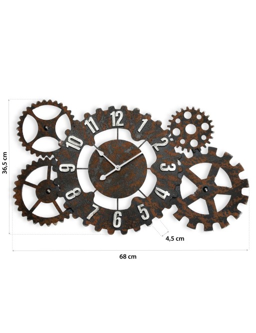 METAL WALL CLOCK 68CM. MODEL GASPAR
