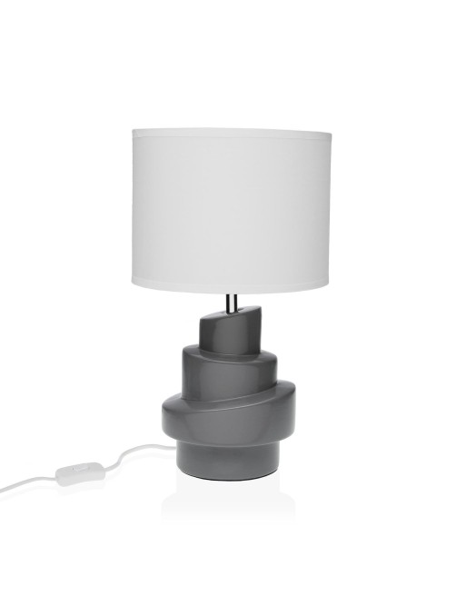 WHITE/GREY TABLE LAMP