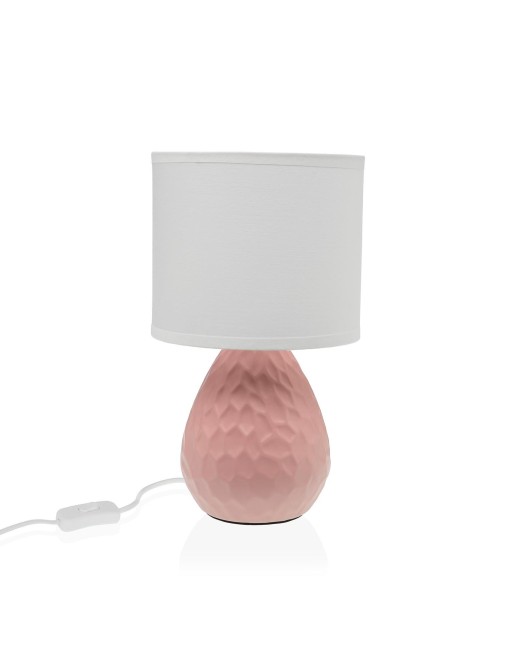 PINK/WHITE TABLE LAMP