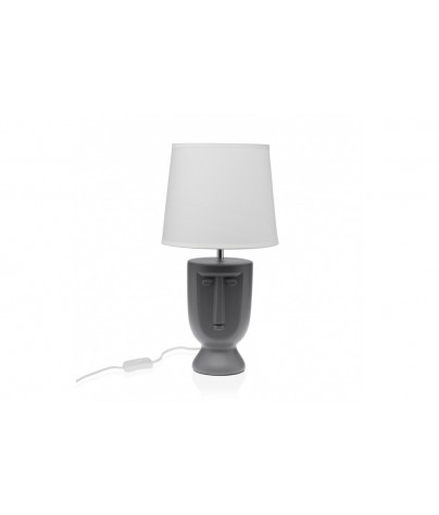 GREY TABLE LAMP ATHENS MODEL