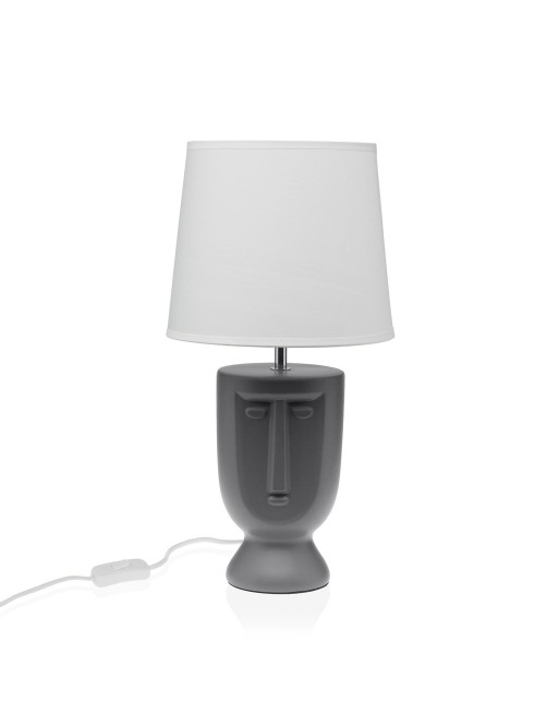 LAMPE DE TABLE GRISE