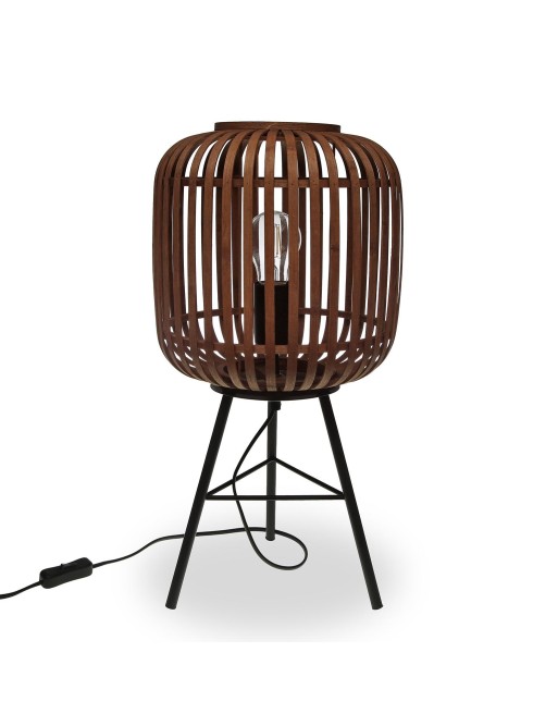 BRAUNE BAMBUS-TISCHLAMPE