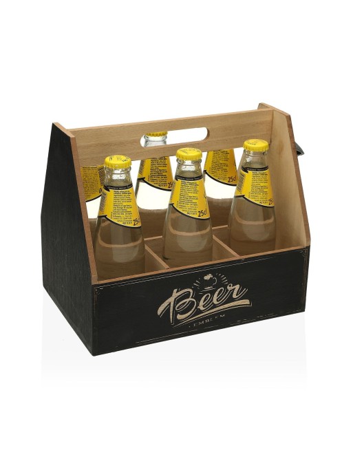 CAJA PARA ALMACENAJE DE 6 BOTELLAS Y ABRIDOR CAJA PARA ALMACENAJE DE 6 BOTELLAS Y ABRIDOR