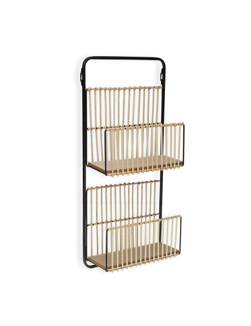 REVISTERO DE METAL Y RATTAN. MODELO 55