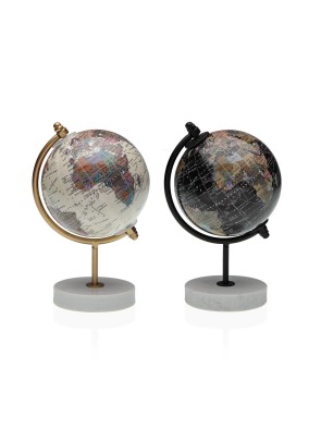 COLLECTION OF 2 WORLD BALLS