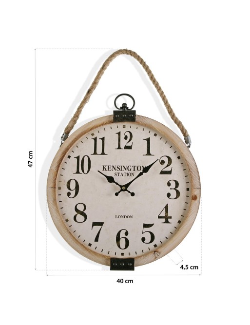 WOOD WALL CLOCK 40CM. MODEL 243