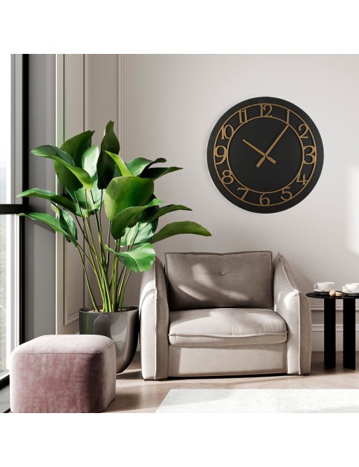 RELOJ PARED DE MADERA 60 CM MODELO ZEUS RELOJ PARED DE MADERA 60 CM MODELO ZEUS