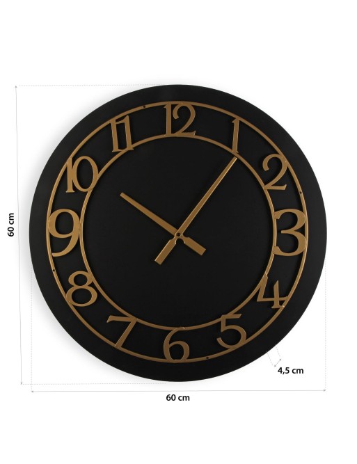 HORLOGE MURALE EN BOIS Ø 60 MODÈLE ZEUS HORLOGE MURALE EN BOIS Ø 60 MODÈLE ZEUS