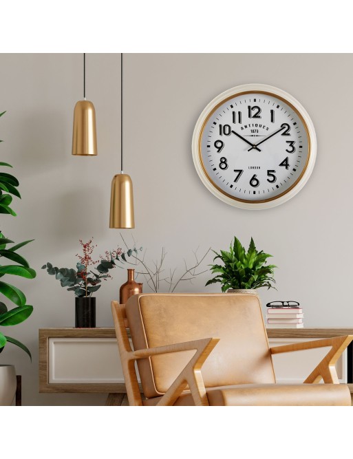 WOOD WALL CLOCK 60CM MODEL ADRIEL