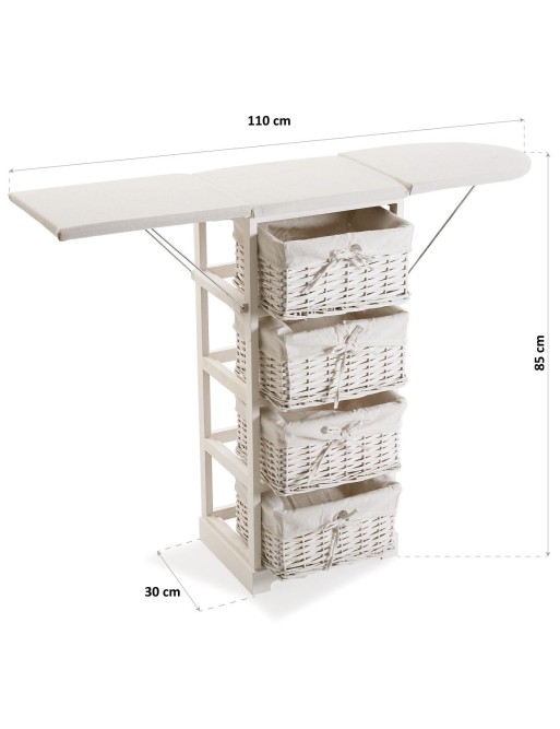 Meuble pour votre salle de bain avec 4 paniers, modèle Antares Meuble pour votre salle de bain avec 4 paniers, modèle Antares