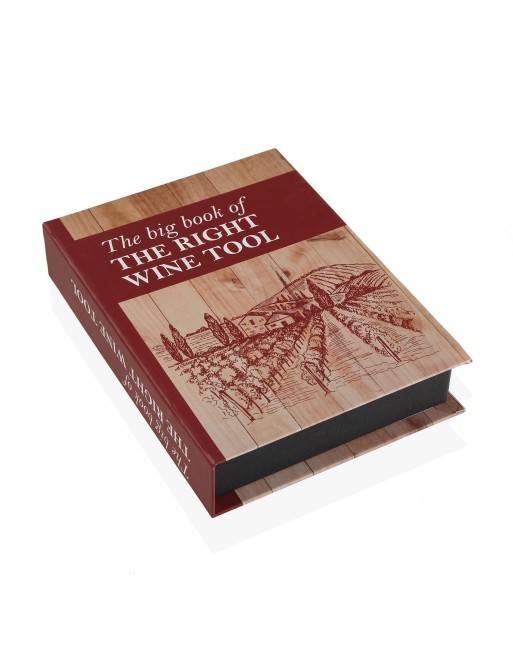 LIVRE AVEC 5 ACCESSOIRES POUR LE VIN 22x4x16,5 CM LIVRE AVEC 5 ACCESSOIRES POUR LE VIN 22x4x16,5 CM