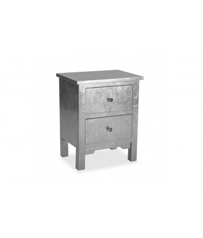 COMMODE 2 TIROIRS SILVER....