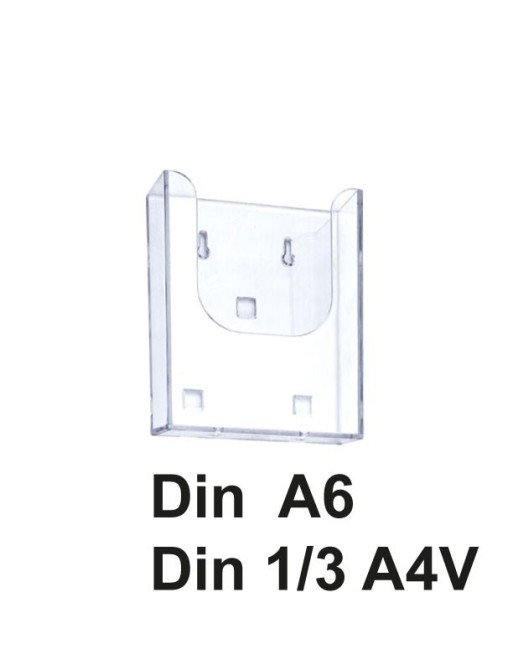 Expositor portafolletos metacrilato Din A6 (1021pol)