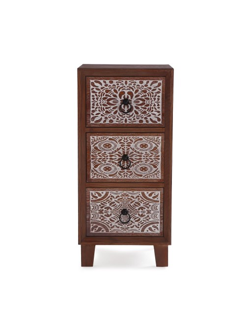CHEST OF DRAWERS WITH 3 DRAWERS GUIDO MODEL 65x30x30 CM