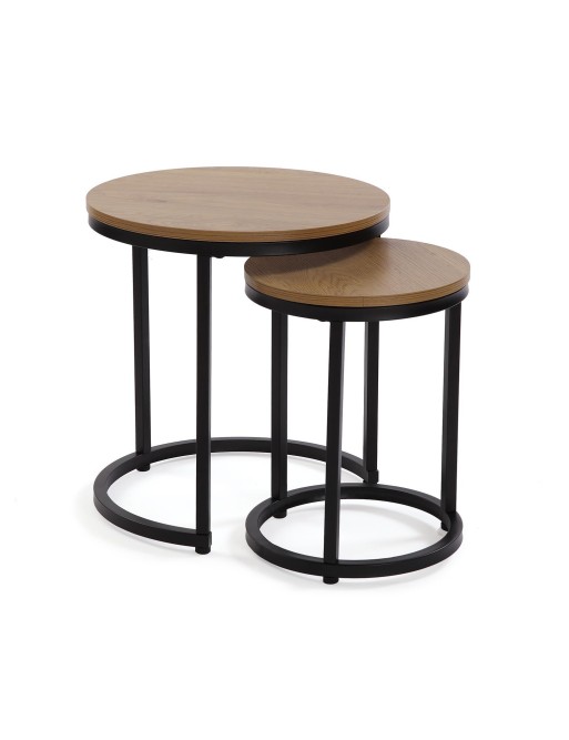 TWO AUXILIARY TABLES. MODEL VIGO BLACK TWO AUXILIARY TABLES. MODEL VIGO BLACK