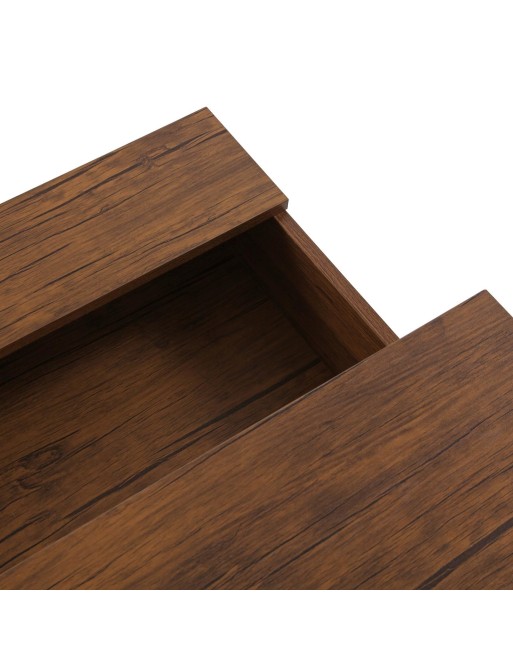 MESA DE CENTRO ELEBABLE OSCURA. MODELO SOLA