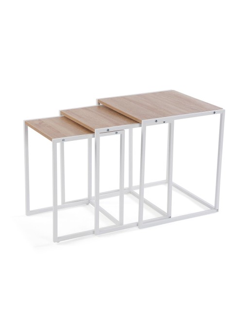 LIGHT 3 AUXILIAR TABLES. MODEL JOAO