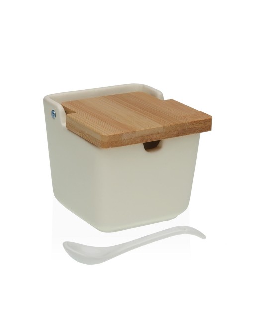 MATTE BEIGE SUGAR BOWL