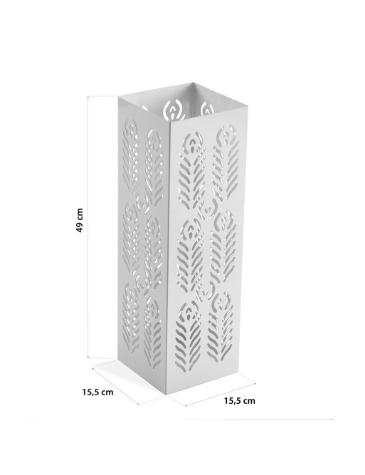 PORTE-PARAPLUIE FEUILLLE BLANC. MODÈLE 64