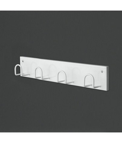 Wall-mounted rack  with 4 hooks