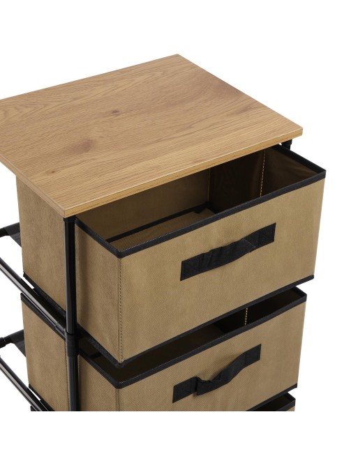 BEIGE KOMMODE MIT 3 SCHUBLADEN BEIGE KOMMODE MIT 3 SCHUBLADEN