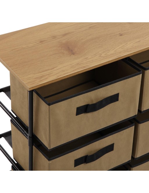 CAJONERA CON 6 CAJONES BEIGE MODELO JENNY CAJONERA CON 6 CAJONES BEIGE MODELO JENNY