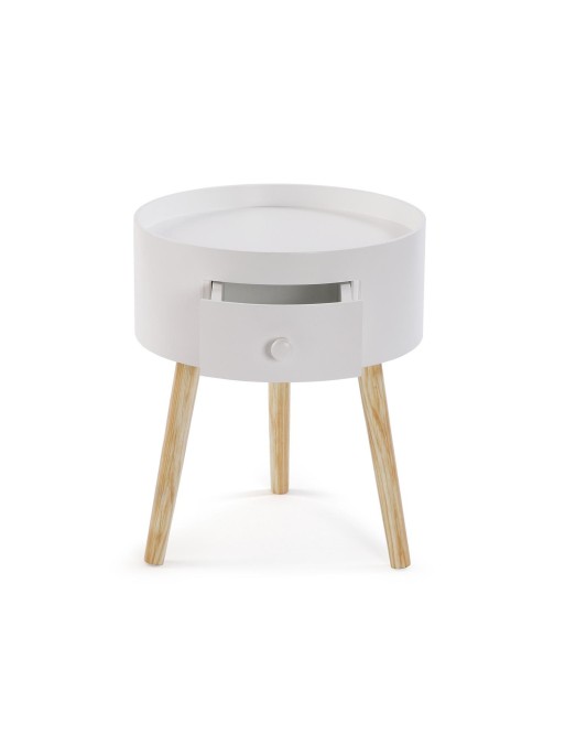 TABLE AUXILIAIRE RONDE BLANCHE. MODÈLE VIENA