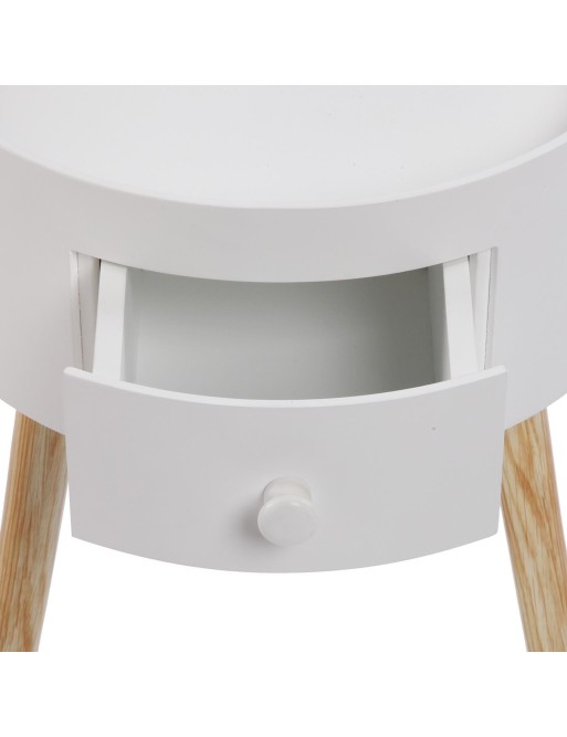 TABLE AUXILIAIRE RONDE BLANCHE. MODÈLE VIENA