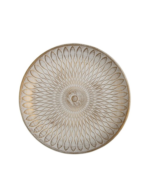 CENTRE DE TABLE ROND EN BOIS BLANC MODÈLE ELI