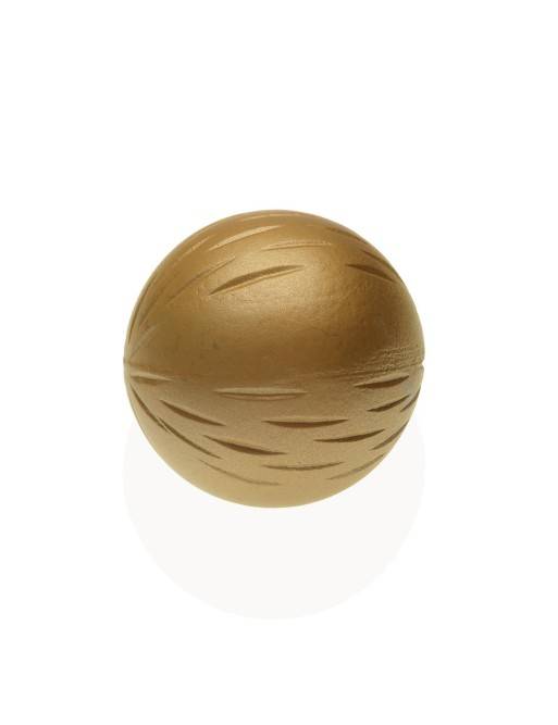 FIGURA DE ESFERA DECORATIVA EN COLOR DORADA FIGURA DE ESFERA DECORATIVA EN COLOR DORADA