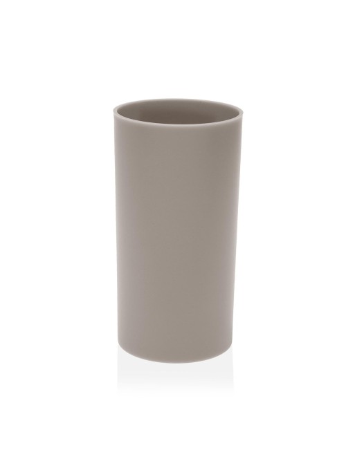 BEIGE BRUSH HOLDER BATH CUP 13x7 CM