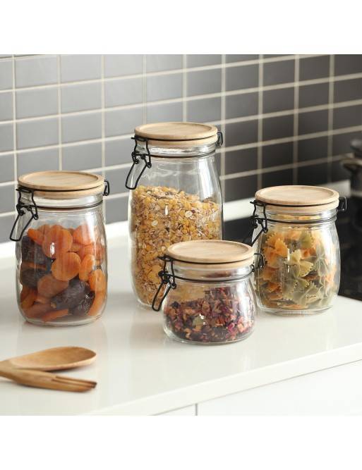 AIRTIGHT GLASS JAR 700 ml