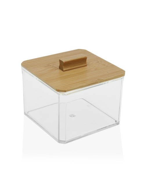 SQUARE BOX WITH BAMBOO LID