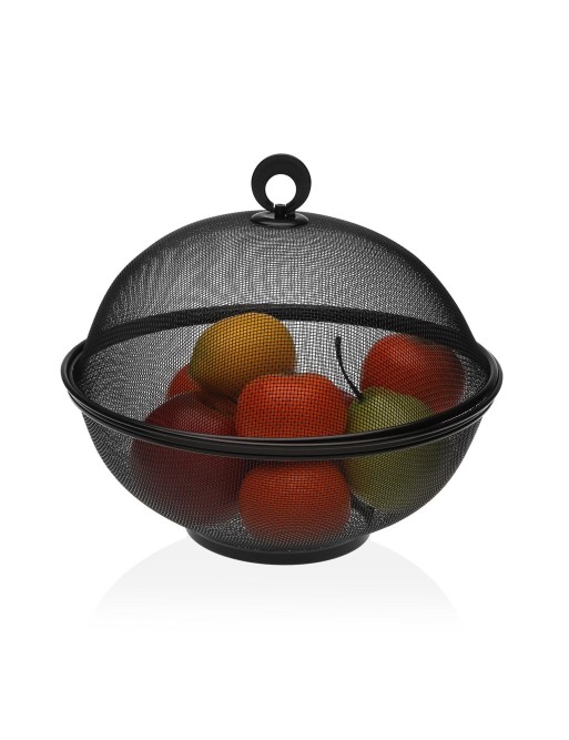 FRUTERO CON TAPA METALICO COLOR NEGRO FRUTERO CON TAPA METALICO COLOR NEGRO
