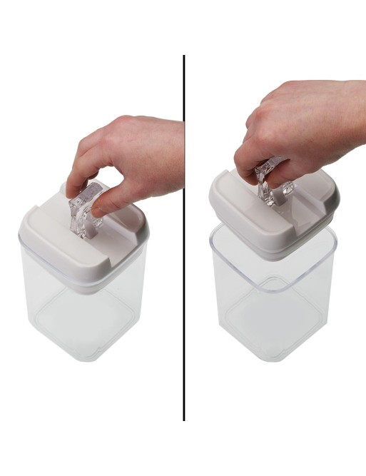 FOOD STORAGE JAR 800 ml (15.5x10x10 cm) FOOD STORAGE JAR 800 ml (15.5x10x10 cm)