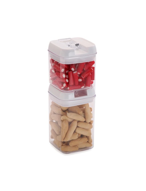 FOOD STORAGE JAR 800 ml (15.5x10x10 cm) FOOD STORAGE JAR 800 ml (15.5x10x10 cm)