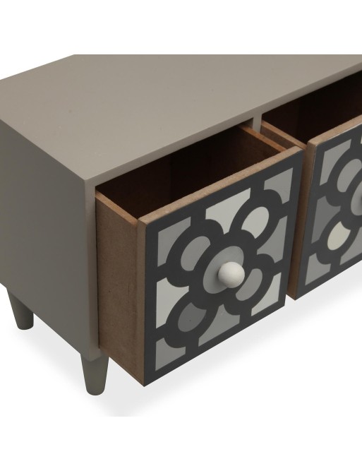 JEWELLERY BOX WITH 3 DRAWERS URBA MODEL GREY