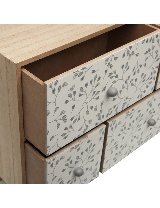 WOODEN JEWELRY BOX WITH 4 DRAWERS ORION MODEL