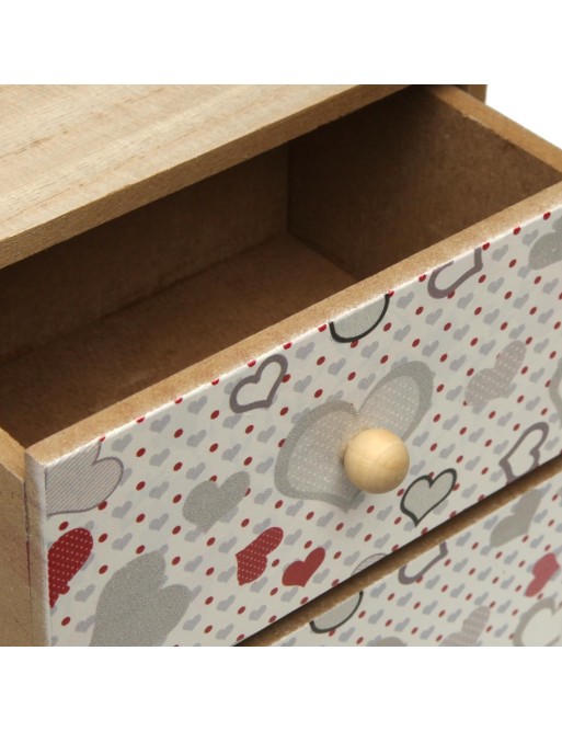 JEWELRY BOX WITH 2 DRAWERS MODEL AMELIS JEWELRY BOX WITH 2 DRAWERS MODEL AMELIS