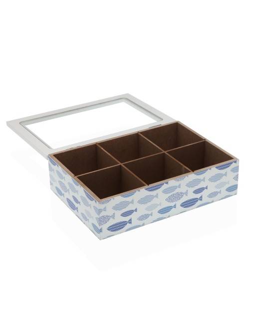 OCEAN WOODEN TEA BOX OCEAN WOODEN TEA BOX