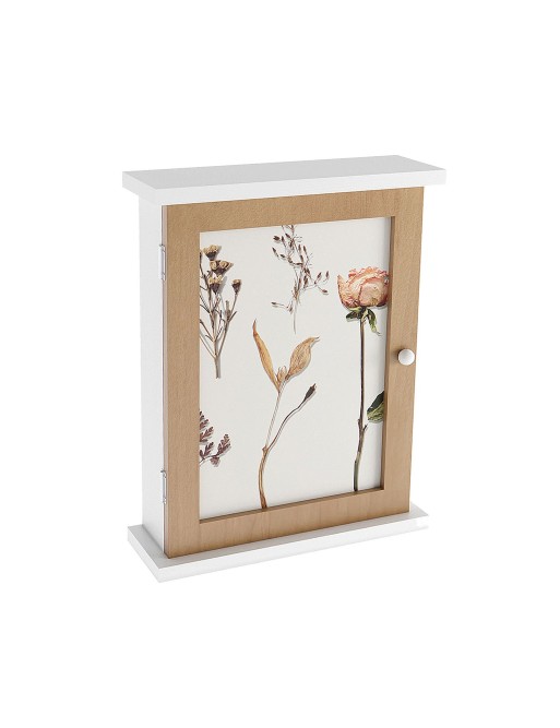 BOÎTE ACCROCHE CLÉS MODÈLE FLEURS SÉCHÉES