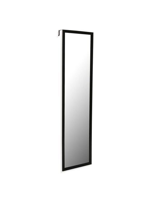 MIRROR WITH BLACK FRAME. MODEL DOOR