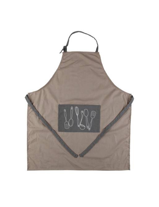 LIGHT BROWN APRON UTENSILS MODEL LIGHT BROWN APRON UTENSILS MODEL