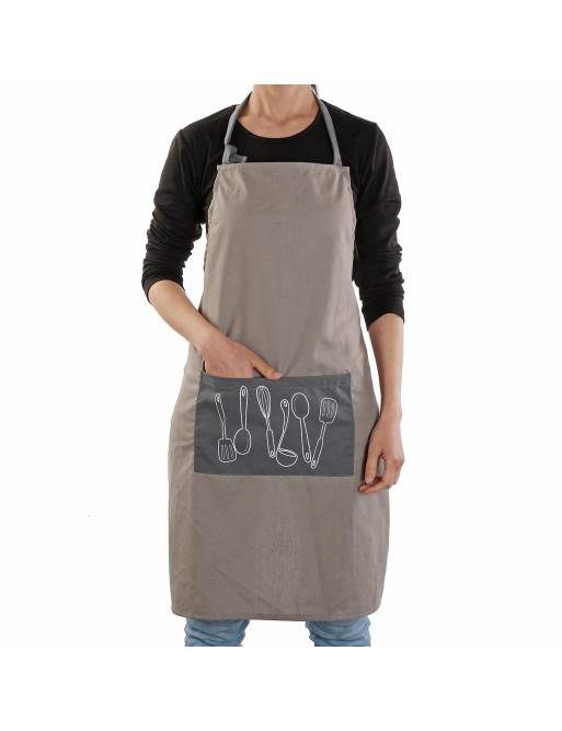 LIGHT BROWN APRON UTENSILS MODEL LIGHT BROWN APRON UTENSILS MODEL