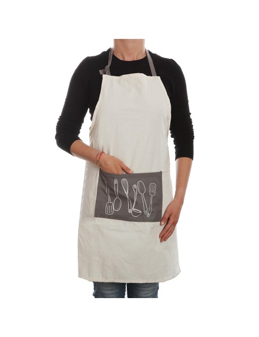 MODÈLE D’USTENSILES TABLIER BLANC