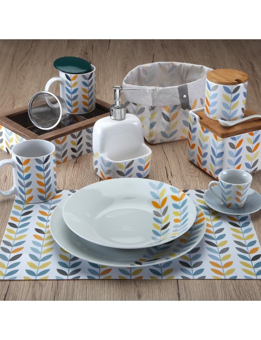 SET DE 3 CESTAS CUADRADAS MODELO FLORI