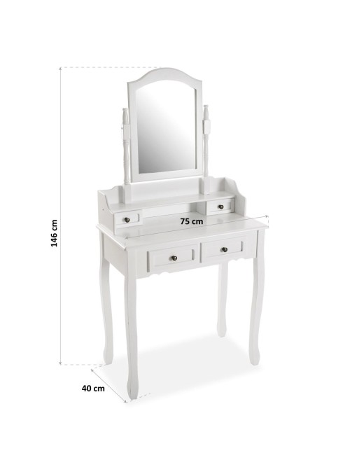 SCHMINKTISCH IN WEISS. MODELL CARPO SCHMINKTISCH IN WEISS. MODELL CARPO