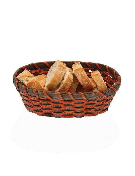 BRAIDED BASKET ORANGE 6.5x15.5x21 cm BRAIDED BASKET ORANGE 6.5x15.5x21 cm
