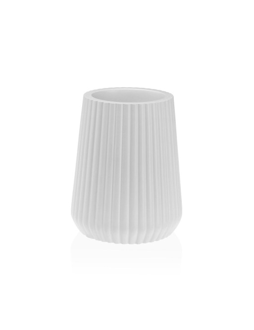 WHITE BATH BRUSH CUP MODEL REN