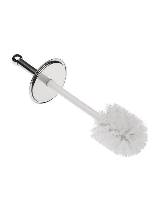 ESCOBILLERO DE BAÑO GRIS 38.4x9.7 CM ESCOBILLERO DE BAÑO GRIS 38.4x9.7 CM